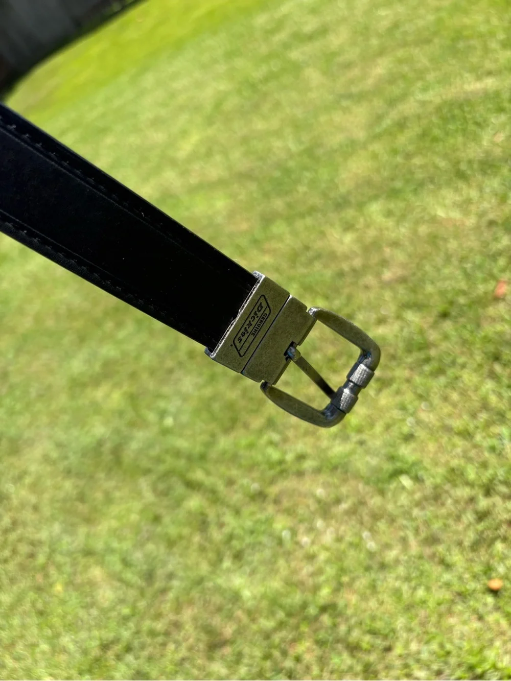 Dickies Black/Brown Reversible belt boys Small 22-24 GUC Silver Buckle with wear